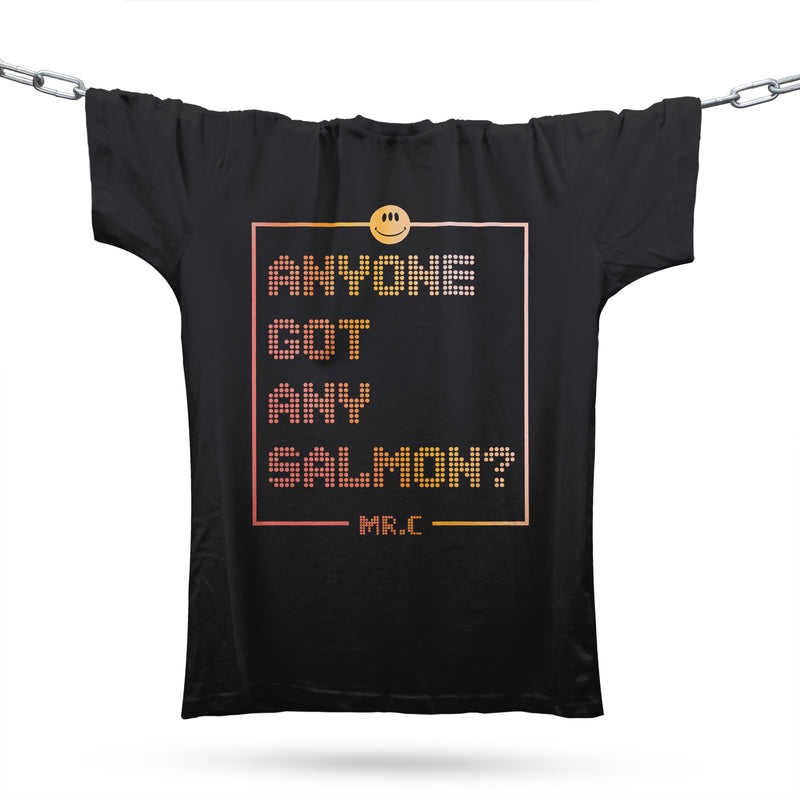 Mr. C Official Salmon T-Shirt / Black