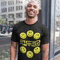 Multiple Smiler T-Shirt / Black - Future Past Clothing