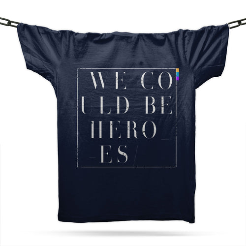 We Could Be Heroes T-Shirt / Navy - Future Past Clothing
