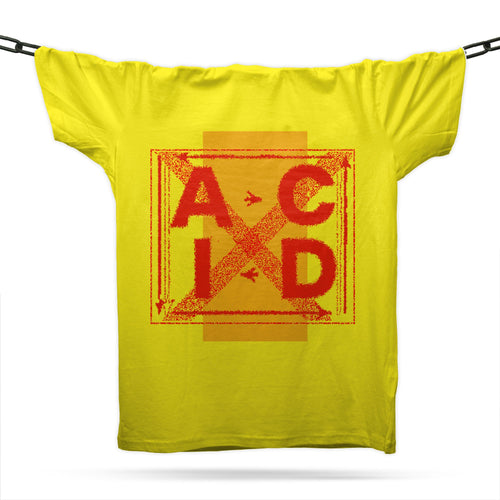 Artistic Acid T-Shirt / Gold - Future Past Clothing