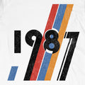 The Dawn of 1987 Long Sleeve T-Shirt / White - Future Past Clothing