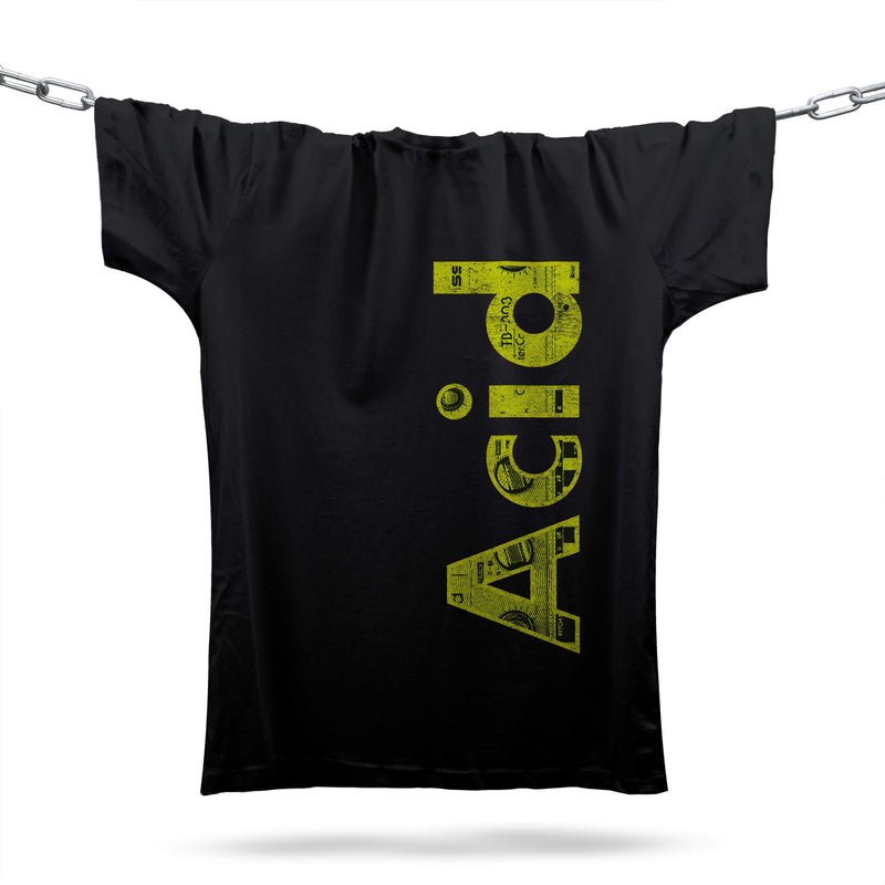 Acid Side T-Shirt / Black - Future Past Clothing