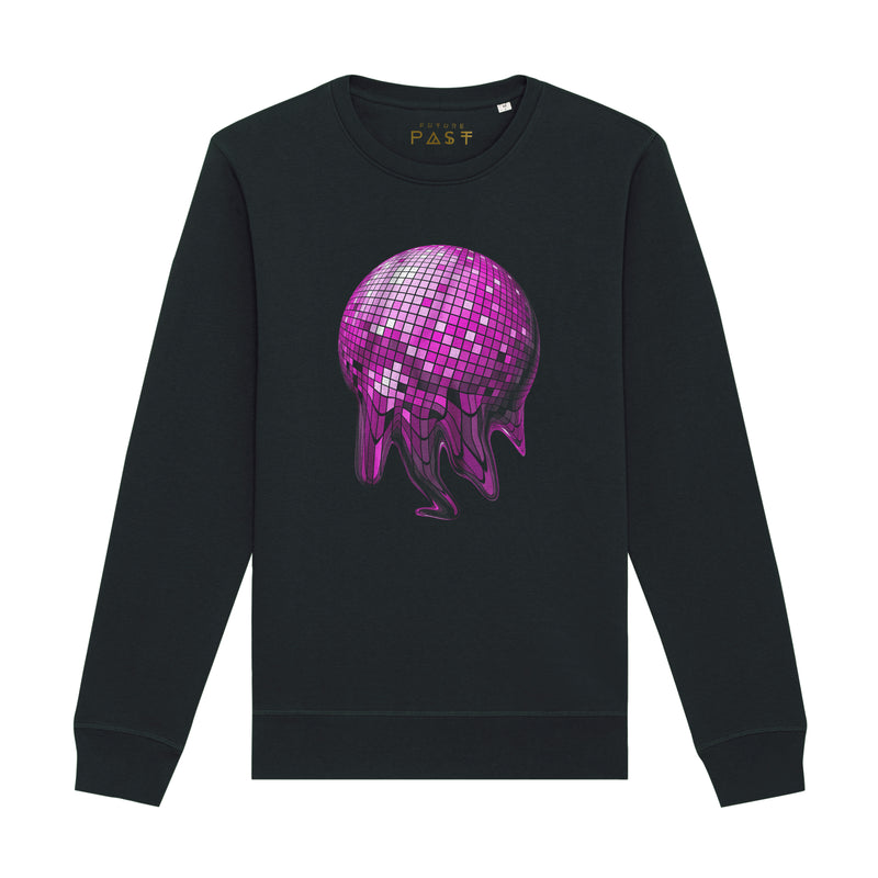 Melted Disco Ball Premium Sweatshirt / Black