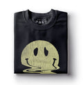 Melted Smiler Premium Sweatshirt / Black - Future Past Clothing