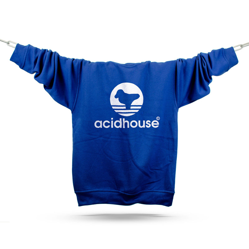 Acid House Sportswear Premium Sweatshirt / Royal - Future Past Clothing