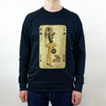 Acid Pin-Up Girl Premium Sweatshirt / Black - Future Past Clothing