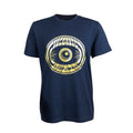 Gold Balearic Eye Dave Little T-Shirt / Navy - Future Past Clothing