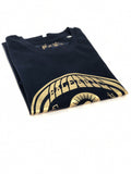 Gold Balearic Eye Dave Little T-Shirt / Navy - Future Past Clothing