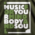 Remix Music For Soul T-Shirt / Khaki - Future Past Clothing
