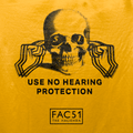 Official Hacienda FAC51 Collaboration T-Shirt / Gold - Future Past Clothing