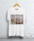 Ibiza 87 Save The Date Postcard T-Shirt / White - Future Past Clothing