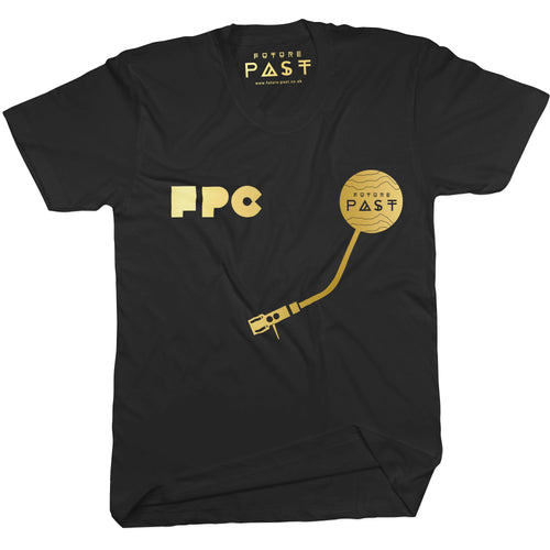 FPC01 Future Past Gold T-Shirt / Black - Future Past Clothing
