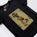 Acid House Pinup Girl T-Shirt / Black - Future Past Clothing